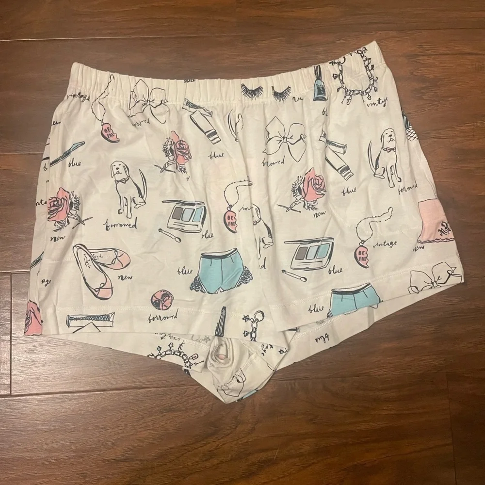 NWT Kate Spade Bridal Sleep Shorts Size S